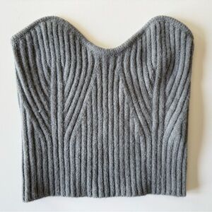 Cider Rib Knit Tube Top